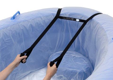 Birth Pool In A Box Eco MINI Personal Pool with One Liner  - SKY BLUE