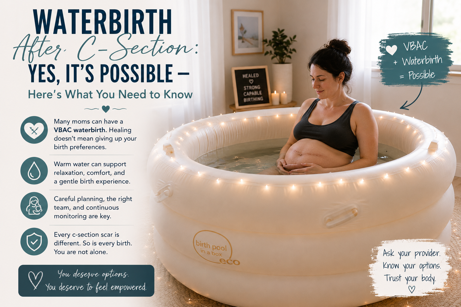 Waterbirth After C-Section: Yes, It's Possible — Here's What You Need to Know