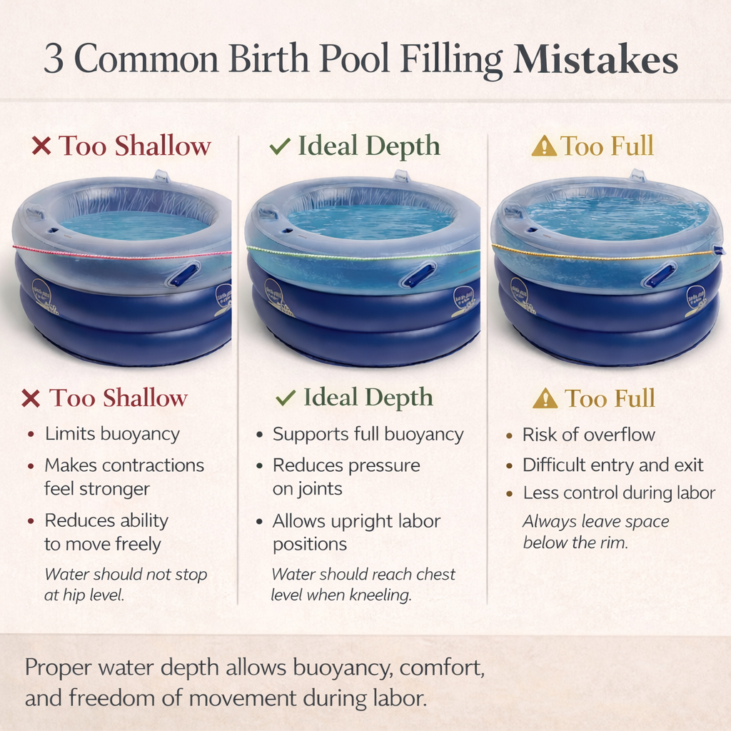 The Importance of Depth of Waterbirth Pool for Optimal Comfort