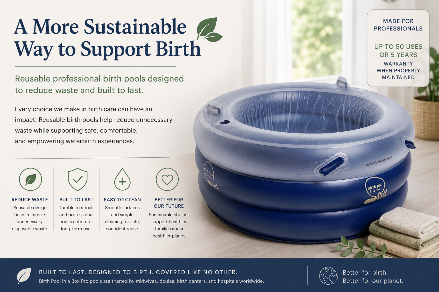 Sustainable Waterbirth Starts with Durable Professional Pools