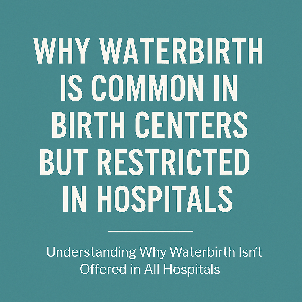 The Real Reason Hospitals Say No to Waterbirth (While Birth Centers Say Yes)