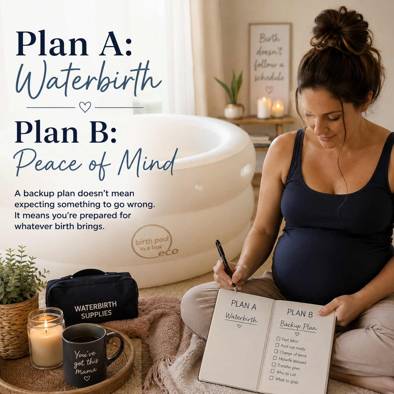 Waterbirth Backup Plan: 10 Things to Prepare for Before Labor