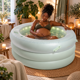 PERSONAL REGULAR Birth Pool in a Box Eco Pool With one Liner - MATCHA MIST
