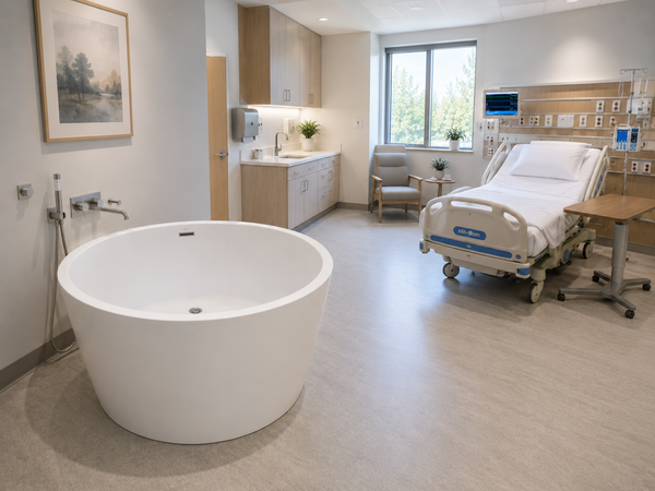 Poppy™ Freestanding Composite Birth Pool – Waterbirth Solutions
